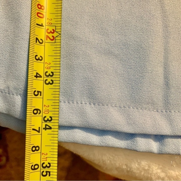 Lulu’s Dress Medium Mini Pale Blue Short Sleeve Silver Embellishments Crystals - Picture 16 of 16